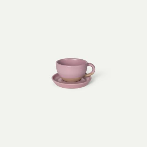Ceramic Latte Art Mug With Saucer (22 Count)
