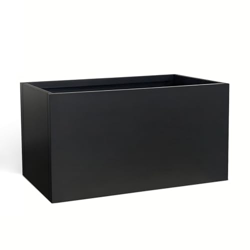 Metal Rectangular Planter Box 36" L x 12" W x 16" H Metal Outdoor Planter