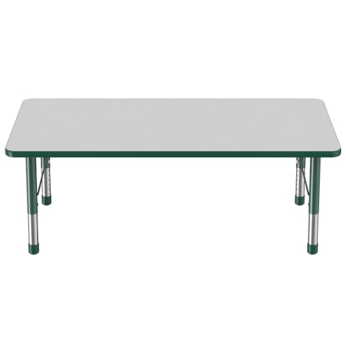 FDP 36" x 60" Rectangle Table with Chunky Legs