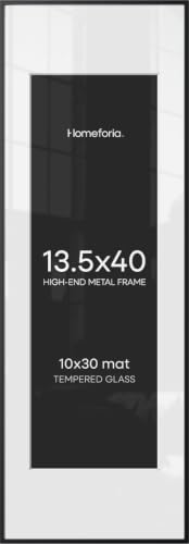 13.5x40 Black Picture Frame (3 Count)