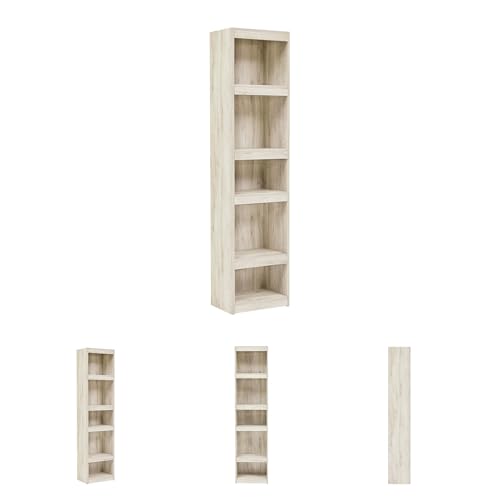 Bellaby Tall White Bookcase Pier