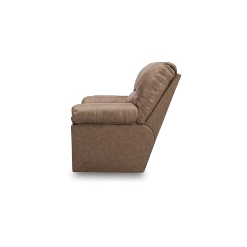 Faux Leather Manual Rocker Recliner