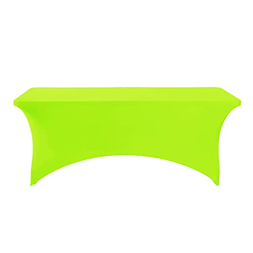 Spandex Table Cover for 6Ft or 4fT or 8ft Table Universal Fitted Stretch Tablecloth for Party