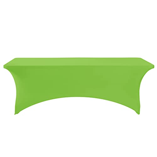 Spandex Table Cover for 8FT or 4ft or 6ft Table Universal Fitted Stretch Tablecloth for Party