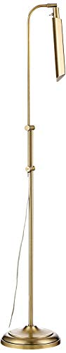 Culver Adjustable Height Aged Brass Pharmacy LED 57" Tall Floor Lamp