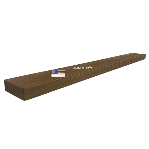 72 Inch Wooden Floating Shelves for Wall