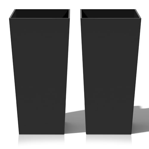 Tall Planters for Outdoor Plants (2 Count)