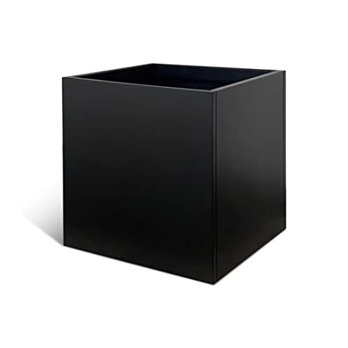 Galvanized Steel Black Planter Box 20 Inch