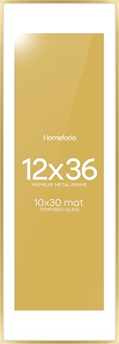 12x36 Gold Picture Frame
