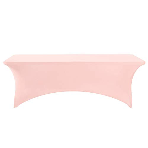 2Pack Spandex Table Cover for 6Ft or 4fT or 8ft Table Universal Fitted Stretch Tablecloth for Party (2 Count)