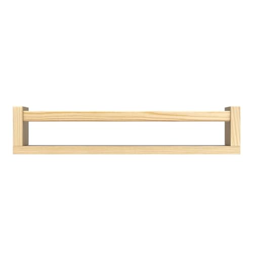 Natural Wood Nursery Bookshelves for Wall (4 Count)