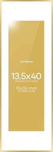 13.5x40 Gold Picture Frame (3 Count)