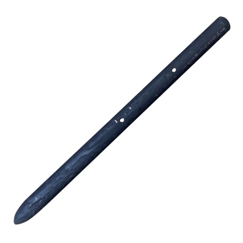 12 Inch Round Steel Concrete Form Stakes with Nail Holes (20 Count)