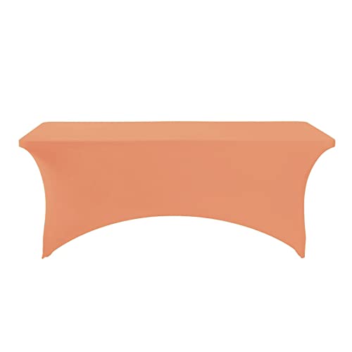 Spandex Table Cover for 6Ft or 4fT or 8ft Table Universal Fitted Stretch Tablecloth for Party