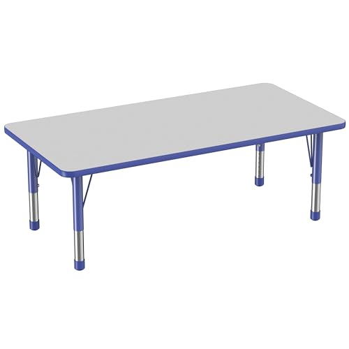 FDP 30" x 60" Rectangle Table with Chunky Legs