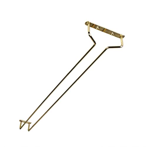 24 Inch Wine Glass Rack Brass Finish Set of 2 (2 Count)