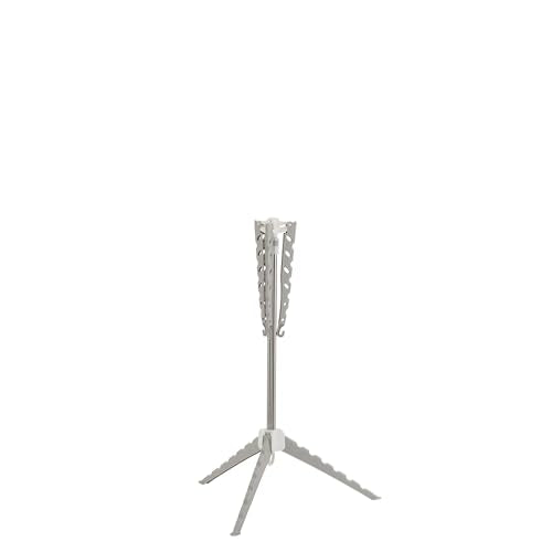 Grey 5006 1 Simple Indoor Tripod Clothes Drying Rack with Carrying Handle for Laundry
