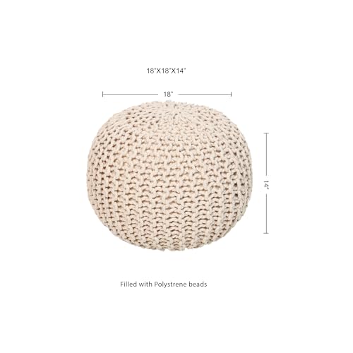 Round Pouf Ottoman