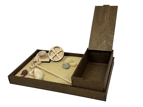 Wooden Zen Garden with Storage Box
