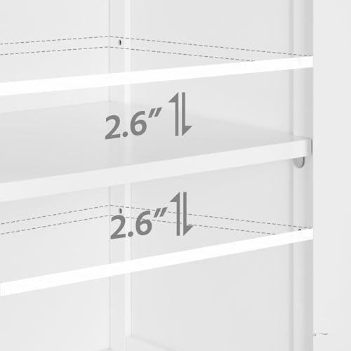 Small Bathroom Storage Cabinet with Drawer and 2 Doors