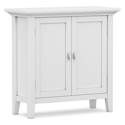 Redmond 32" Wide Solid Wood Storage Cabinet in White