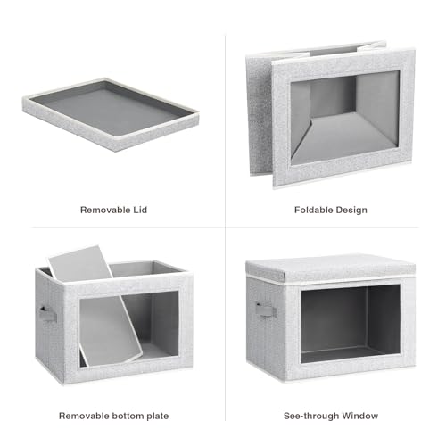 Storage Bins with Lids (3 Count)