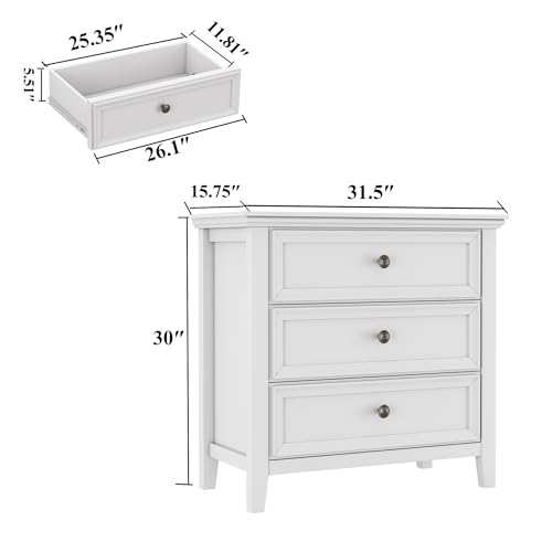 White Dresser