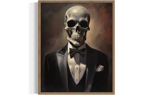 Skull Portrait Poster Art Print