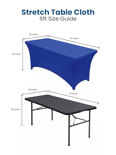 Spandex Table Cloth 1 Pack [6FT