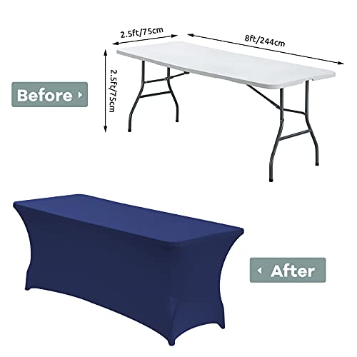 8FT Stretch Spandex Fitted Tablecloth