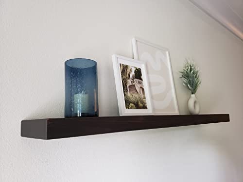 Joel’s Antiques 42 Inch Wooden Floating Shelves for Wall