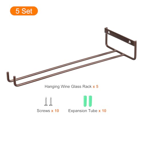 5Pcs Wine Glass Rack (5 Count)