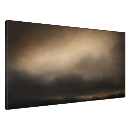 46"x72" Extra Large Framed Wall Art Golden Sunset Cloud