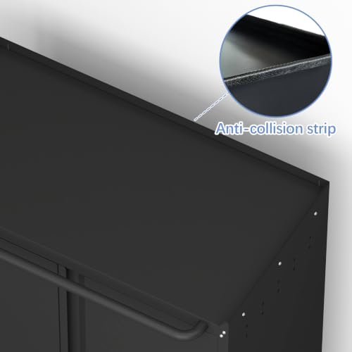 Metal Storage Cabinet with Wheels