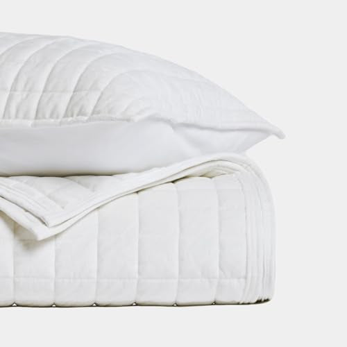 Channel Box Stitch Velvet Quilt Set