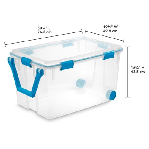 Gasket Storage Box with Lids for Home & Office (3 Count)