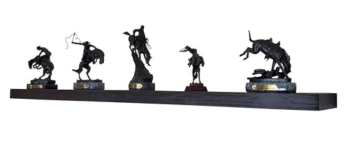 Joel’s Antiques 6 inch Deep x 2 Wooden Floating Shelves for Wall