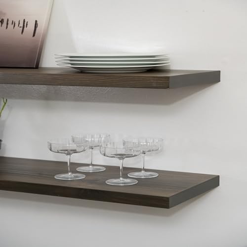 URBANDI Rustic Floating Shelves (2 Shelves)