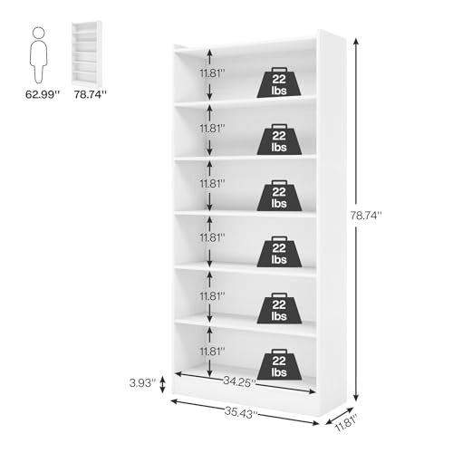 78 inch Tall Bookcase