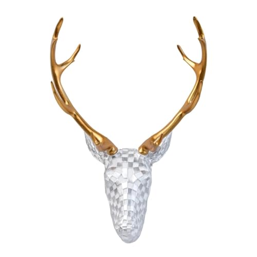 Mosaic Deer Head Wall Decor 15.7x8.7 Inch