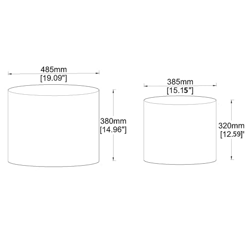 Nesting Coffee Table Set of 2 (2 Count)