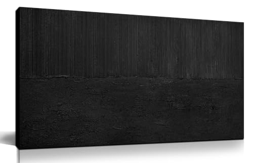 Abstract Painting Wall Art for Living Room Minimalist Wall Decor for Bedroom Black Wall Art for Bathroom 20 x 40 Inch