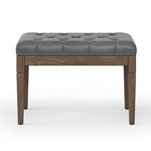 Dahlia 18" x 46" Solid Wood Outdoor Indoor Bench in Taupe