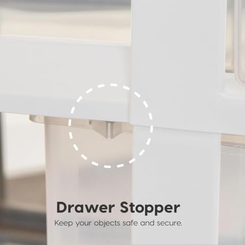 4 Drawer Rolling Storage Cart