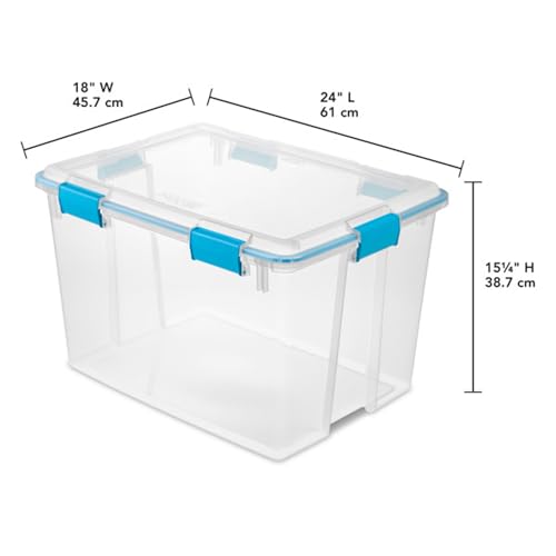 Gasket Storage Box with Lids for Home & Office (4 Count)