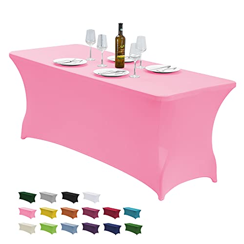 6FT Stretch Spandex Fitted Tablecloth