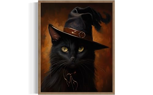 Witch Cat Poster Art Print