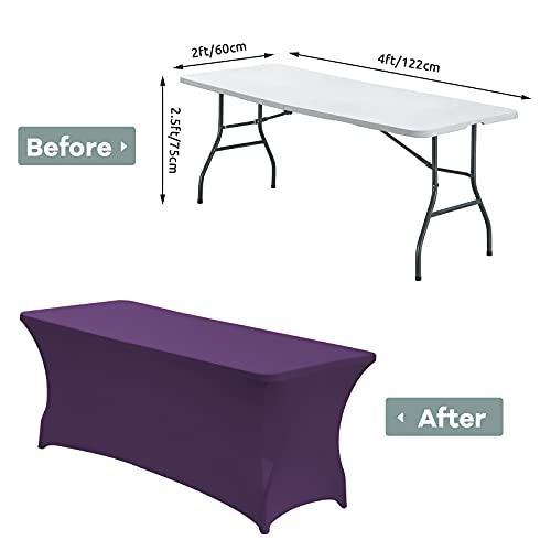 4FT Spandex Fitted Tablecloth