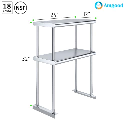 Double OverShelf Stainless Steel NSF