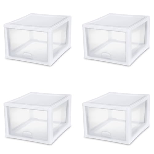 Stacking Drawer Storage Organizer for Clothes (4 Count)